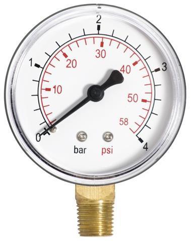 Nyomásmérő (manométer) 0-6 bar