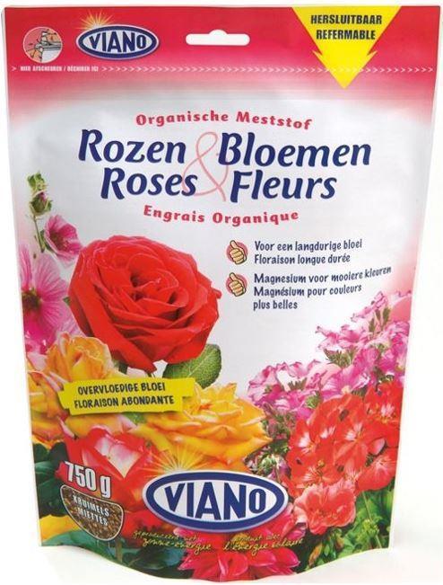 VIANO szerves kertészeti táp RÓZSA, 0,75 kg