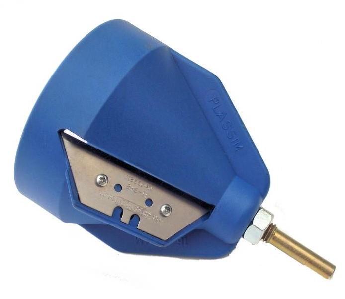 Csősorjázó (rézselő) szerszám KPE csőhöz, 63 mm-ig