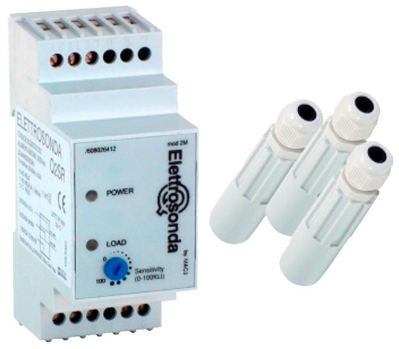 Elektronikus szintszabályzó 24V, 3 szondával