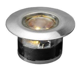 Acis süllyesztett spotlámpa, acél, LED 0,2W
