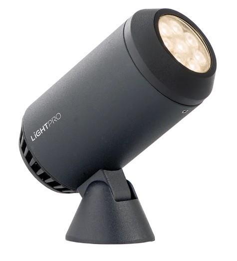 Castor 8 spotlámpa, fekete, LED 8W