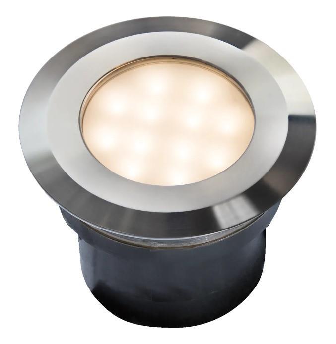 Gavia süllyesztett spotlámpa, acél, LED 2W