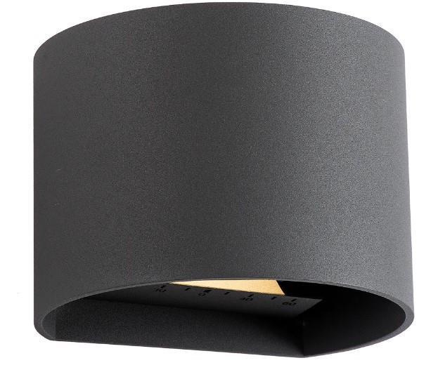 Goura fali lámpa, fekete LED 6W