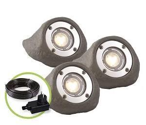 Lapis 3 db-os spotlámpa-szett, LED 3W