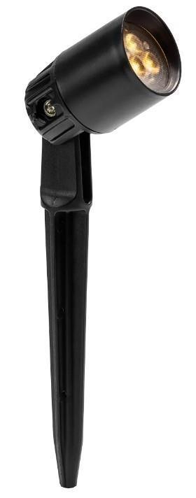 Neso spotlámpa, fekete, LED 2W