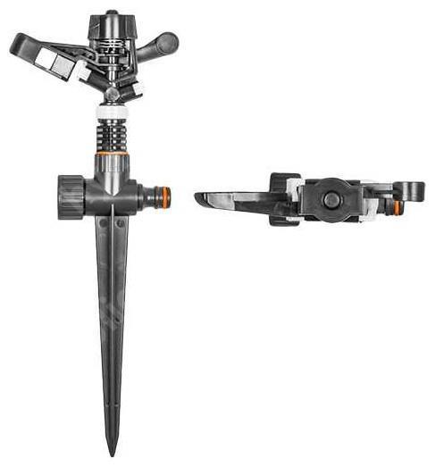 Kerti szórófej leszúrótüskén, kalapácsos, R=13 m,