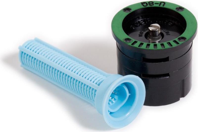 U-8Q kettős kiömlésű esőztető fúvóka 2.4 m, 90°