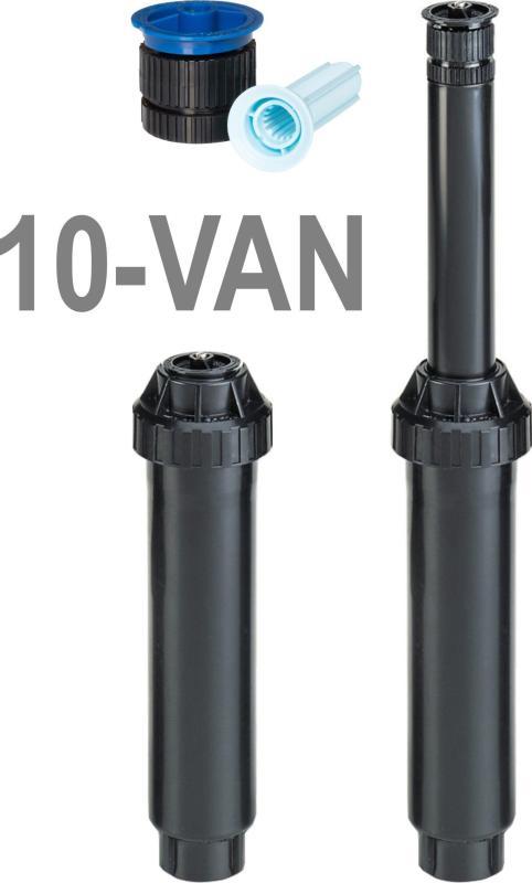 UNI-SPRAY szórófej 10 cm + 10 VAN fúvóka, R=3.0 m