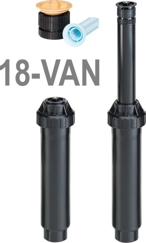 UNI-SPRAY szórófej 10 cm + 18 VAN fúvóka, R=5.4 m