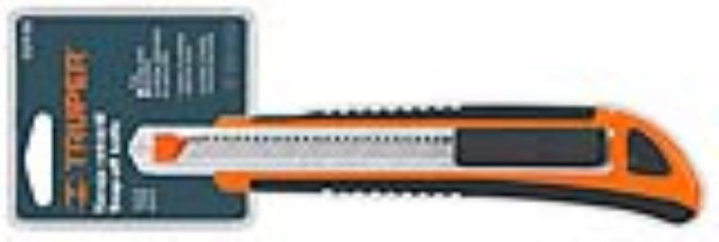 Truper törhető pengés kés 9 mm, 3 tartalék penge