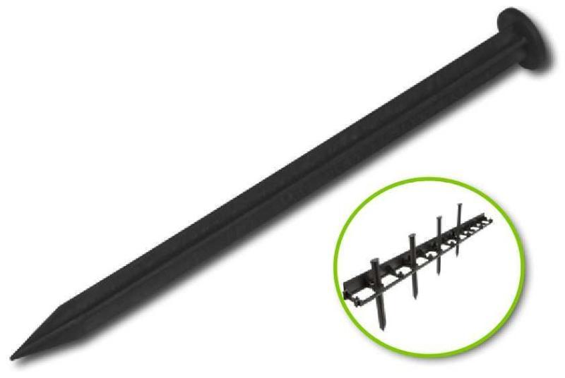 Kerti szegélyhez leszúró, műanyag, 24 cm