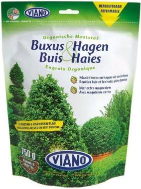 VIANO szerves növénytáp ÖRÖKZÖLD ÉS BUXUS, 0,75 kg