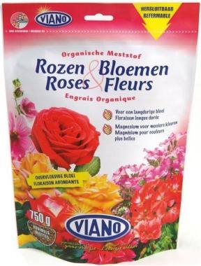 VIANO szerves kertészeti táp RÓZSA, 0,75 kg