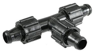 857 típ. szalagcső-T idom 17 mm