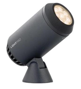 Castor 8 spotlámpa, fekete, LED 8W
