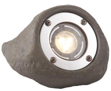 Lapis spotlámpa, szürke, IP68 LED 3W