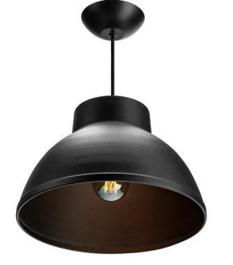 Mats függőlámpa, fekete, filament LED 3,5W