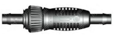 In-line szűrő 25 mm-es LPE csőhöz, 3/4-es slaghoz