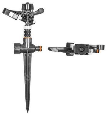 Kerti szórófej leszúrótüskén, kalapácsos, R=13 m,