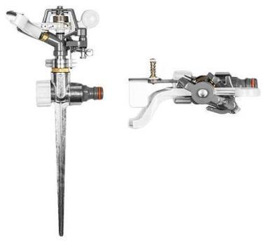 Kerti szórófej leszúrótüskén, impulzus - fém