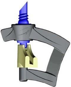 Spin 360° pörgős mikroszóró, fordított