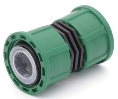 Szelepkötő egyenes, 1 BM, 2 hollandi, zöld