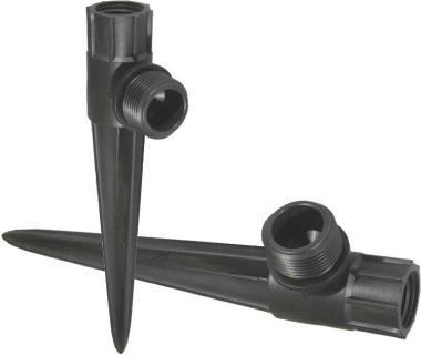 Szórófejtartó adapter, leszúrható, 3/4 KM×1/2 BM