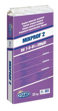 VIANO Mixprof 2 szerves táp ÖRÖKZÖLDEKHEZ, 25 kg
